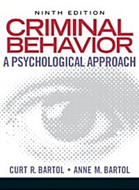 [중고] Criminal Behavior: A Psychological Approach (Hardcover, 9th)