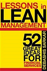 Lessons in Lean Management (Hardcover)