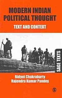 Modern Indian Political Thought: Text and Context (Paperback)