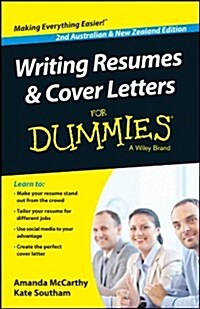 Writing Resumes and Cover Letters for Dummies - Australia / Nz (Paperback, 2, Australian and)