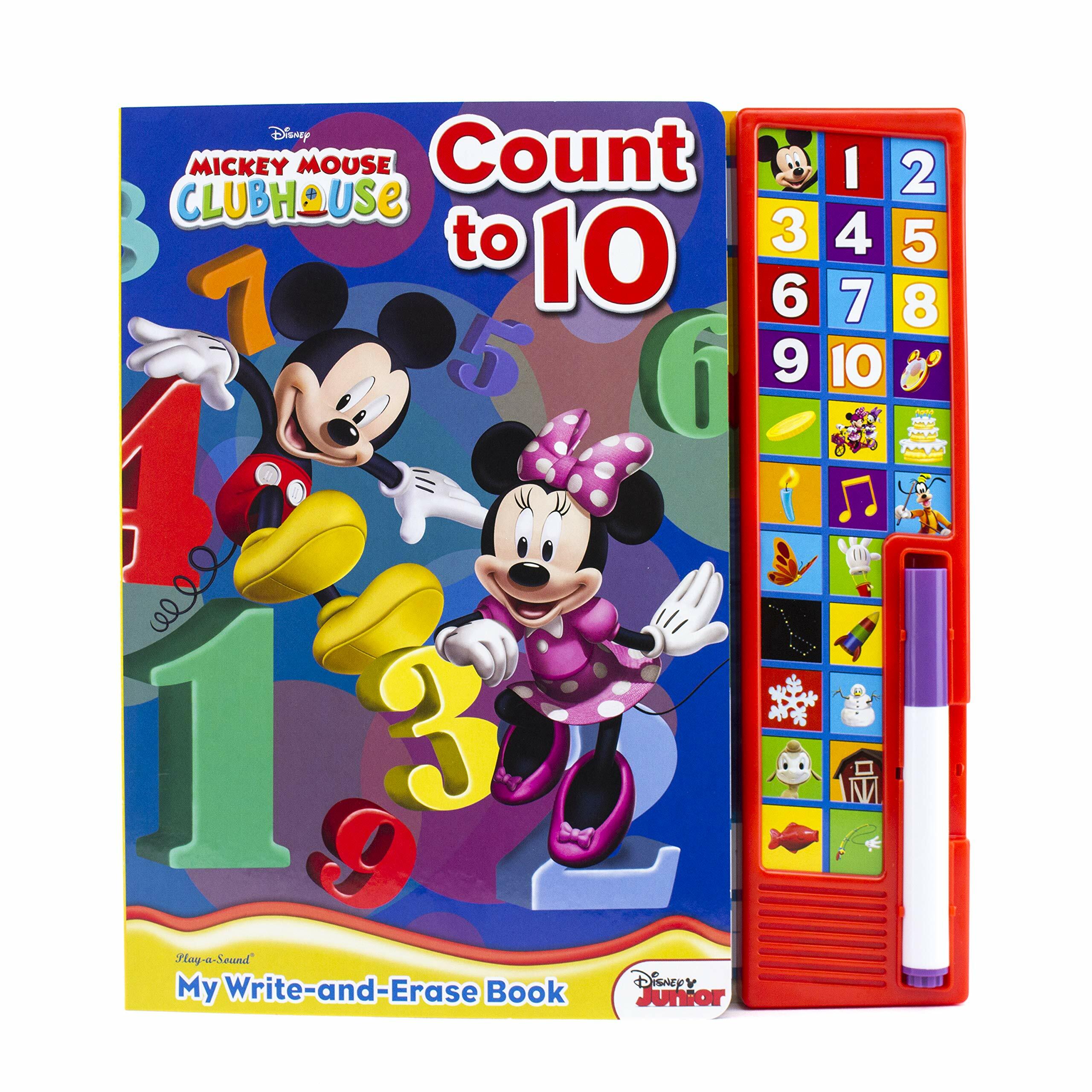 My Write-and-Erase Sound Book: Disney Mickey Mouse Clubhouse Count to 10 (Board book)