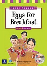[중고] Magic Reader 19 Eggs for Breakfast (Paperback + CD 1장)