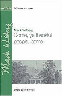 Come, Ye Thankful People, Come (Sheet Music, Vocal score)