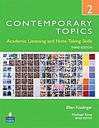 Contemporary Topics 2 Student Book with Streaming Video Access Code Card (Hardcover, 3)