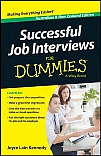 Successful Job Interviews for Dummies - Australia / Nz (Paperback, Australian and)