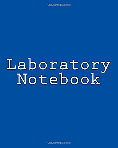 Laboratory Notebook (Paperback, NTB)