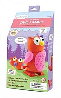 Wind-up Walking Owl Family (Toy)