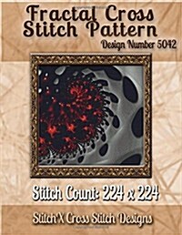 Fractal Cross Stitch Pattern: Design No. 5042 (Paperback)