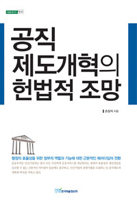 공직 제도개혁의 헌법적 조망 : 행정의 효율성을 위한 정부의 역할과 기능에 대한 근본적인 패러다임의 전환