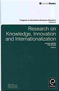 Research on Knowledge, Innovation and Internationalization (Hardcover, New)