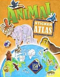 Animal Sticker Atlas (Paperback)