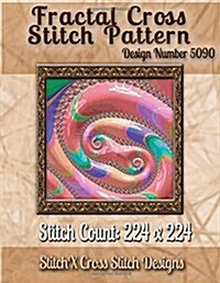 Fractal Cross Stitch Pattern: Design No. 5090 (Paperback)