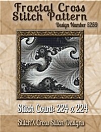 Fractal Cross Stitch Pattern: Design No. 5259 (Paperback)
