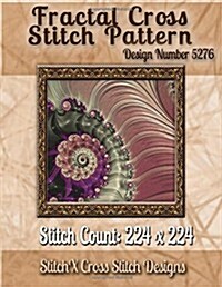 Fractal Cross Stitch Pattern: Design No. 5276 (Paperback)