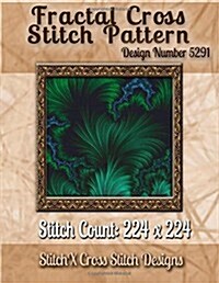 Fractal Cross Stitch Pattern: Design No. 5291 (Paperback)