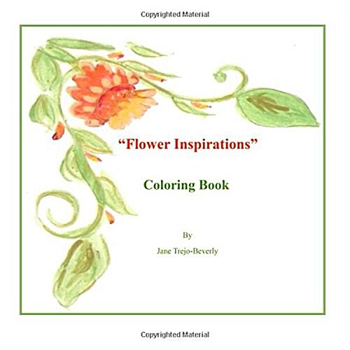 Flower Inspirations: Coloring Book (Paperback)