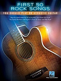 First 50 Songs You Should Play on Acoustic Guitar (Paperback)