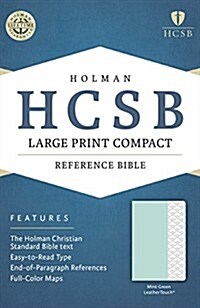 Large Print Compact Bible-HCSB (Imitation Leather)