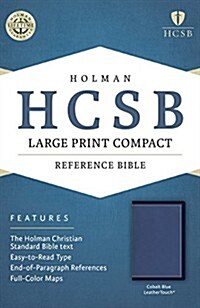 Large Print Compact Bible-HCSB (Imitation Leather)