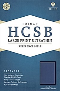 Large Print Ultrathin Reference Bible-HCSB (Imitation Leather)