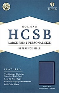 Large Print Personal Size Reference Bible-HCSB (Imitation Leather)