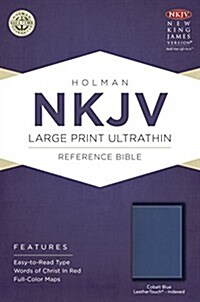 Large Print Ultrathin Reference Bible-NKJV (Imitation Leather)