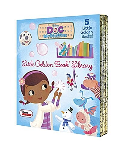 Doc McStuffins Little Golden Book Library (Disney Junior: Doc McStuffins): As Big as a Whale; Snowman Surprise; Bubble-Rific!; Boomer Gets His Bounce (Hardcover)