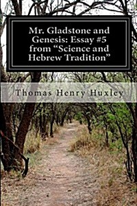 Mr. Gladstone and Genesis: Essay #5 from Science and Hebrew Tradition (Paperback)