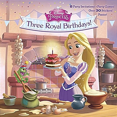 [중고] Three Royal Birthdays! (Disney Princess) (Paperback)