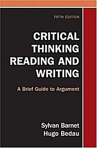 [중고] Critical Thinking, Reading, and Writing: A Brief Guide to Argument (Paperback, Fifth Edition)
