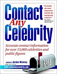 Contact Any Celebrity 2003 (Paperback)