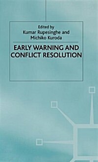 Early Warning and Conflict Resolution (Hardcover)