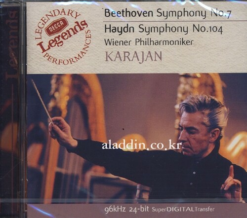 [수입] Beethoven / Haydn - Symphony No.7 & No.104 / Wiener Philharmoniker / Karajan