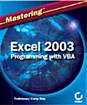 Mastering Excel 2003 Programming with VBA (Paperback, 1)