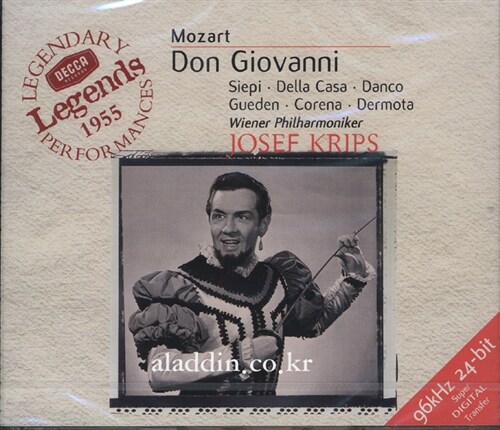 [수입] Wolfgang Amadeus Mozart  - Don Giovanni / Krips