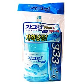 가그린 민트액 750ml(가그린 333 치약 증정)