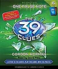 [중고] One False Note (the 39 Clues, Book 2): Volume 2 [With 6 New Cards] (Audio CD)