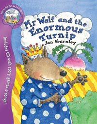 Mr Wolf and the Enormous Turnip (Paperback, Compact Disc)