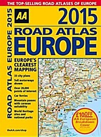 AA Road Atlas Europe 2015 (Spiral Bound, 15 Rev ed)