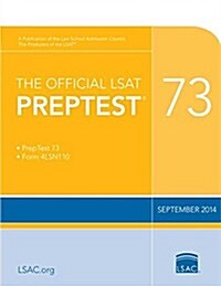 The Official LSAT Preptest 73: (sept. 2014 Lsat) (Paperback)