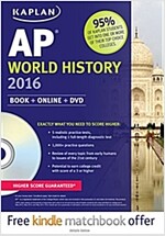 [중고] Kaplan AP World History 2016: Book + DVD (Paperback, 2, Edition, Second)