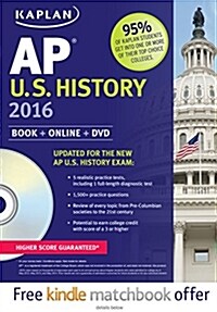 Kaplan AP U.S. History [With DVD] (Paperback, 2016)