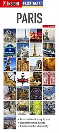 Insight Guides Flexi Map Paris (Sheet Map, 5 Revised edition)