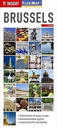 Insight Guides Flexi Map Brussels (Sheet Map, 4 Revised edition)