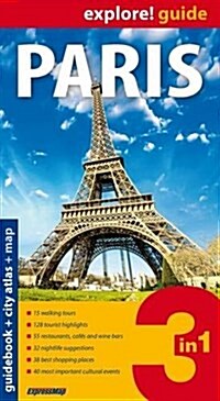 Paris 3 In 1 Guide (Hardcover)