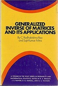 Generalized inverse of matrices and its applications