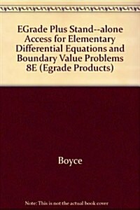 eGrade Plus Stand-alone Access for Elementary Differential Equations and Boundary Value Problems (Wiley Plus Products) (Paperback, 8th)