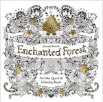 Enchanted Forest : An Inky Quest & Colouring Book (Paperback)