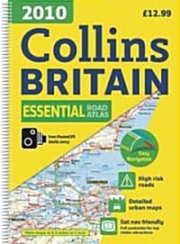 2010 Collins Essential Road Atlas Britain (Spiral Bound, New A4 ed)