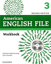 [중고] American English File: 3: Workbook with Ichecker (Package, 2 Revised edition)